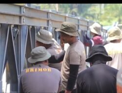 Masyarakat Sawang Sampaikan Terima Kasih kepada Polri melalui Video Testimoni Jembatan Bailey