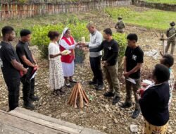 Pengamanan Satgas Damai Cartenz Hadirkan Rasa Aman Saat Ibadah Prapaskah di Sinak