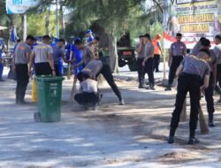 Dirsamapta Polda Aceh Pimpin Gotong Royong Massal di Pasar Al-Mahirah Dukung Program ASRI