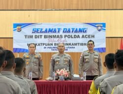 Tingkatkan Kemampuan Personel Bhabinkamtibmas, Dit Binmas Polda Aceh Gelar Pelatihan Aplikasi E-learning
