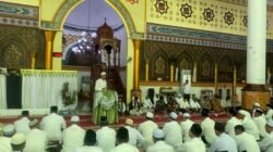 513 Calon Jemaah Haji Aceh Utara Ikuti Prosesi Peusijuek di Masjid Baiturrahim Lhoksukon