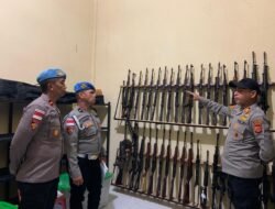 Propam Polda Aceh Lakukan Mitigasi Penyalahgunaan dan Penertiban Senjata Api Organik di Polres Aceh Utara