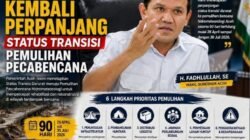 90 Hari Tambahan, Pemerintah Aceh Kejar Tuntas Pemulihan Pascabencana