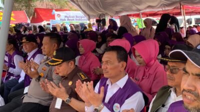 Polres Aceh Utara Kerahkan Seratusan Personel Amankan Kunjungan Ketua Umum Tim Pembina Posyandu Pusat