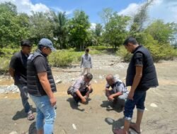 Polres Aceh Besar Lakukan Pengecekan Air Sungai Krueng Jalin Terkait Dugaan Pertambangan Emas Tanpa Izin