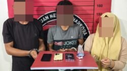 Tiga Pelaku Sabu Dibekuk di Seunuddon, Dua Pria Seret Nama Seorang Wanita
