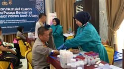 Pastikan Kesehatan Personel Prima, Polres Aceh Utara Gelar Rikkes Berkala