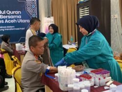 Pastikan Kesehatan Personel Prima, Polres Aceh Utara Gelar Rikkes Berkala