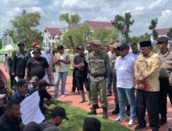 Polres Aceh Utara Kerahkan 128 Personel, Aksi Damai Karyawan PTPN IV Regional VI Berlangsung Kondusif