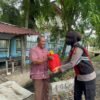 Ditsamapta Polda Aceh Ringankan Tangan Bersedekah dalam Program Jum’at Berkah