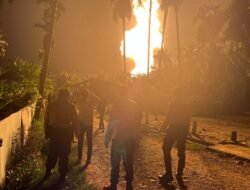 Gemparkan Warga, Pengeboran Sumur di Aceh Utara Semburkan Api