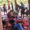 Semangat Menyambut Iduladha 1447 H, Warga Gampong Keulilee Sembelih Hewan Qurban untuk Masyarakat