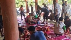 Semangat Menyambut Iduladha 1447 H, Warga Gampong Keulilee Sembelih Hewan Qurban untuk Masyarakat