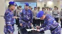 Brigjen Pol. (Purn) Wahyu Prihatmaka, S.H., M.H., Serahkan Jabatan Dirpolairud Polda Aceh kepada Kapolda Aceh