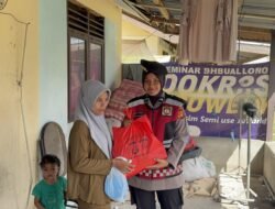 Ditsamapta Polda Aceh Sambangi Warga Kurang Mampu, Salurkan Paket Sembako dalam Program Jum’at Berkah