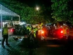 Satlantas Polres Aceh Utara Antisipasi Balap Liar, Empat Motor Knalpot Brong Diamankan Saat Patroli Blue Light