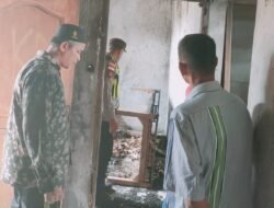 Rumah Dinas Bidan Desa di Buket Krueng Terbakar, Diduga Dipicu Lampu Teplok