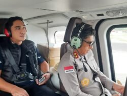 Kapolda Aceh Bersama Kepala BPBA Patroli Udara untuk Pantau Titik Karhutla di Barsela