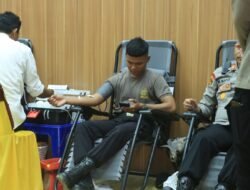 Sambut Hari Bhayangkara Ke-80, Polres Aceh Utara Gelar Bakti Sosial Donor Darah