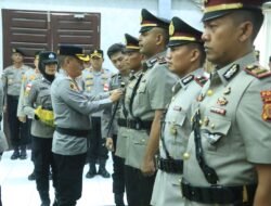 Polres Aceh Utara Gelar Sertijab Sejumlah Pejabat Utama dan Kapolsek Jajaran