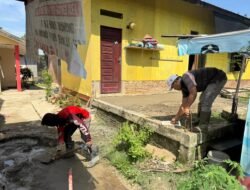 Polres Aceh Utara Monitoring Progres Bedah Rumah Sambut Hari Bhayangkara ke-80
