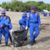 Ratusan Personel Ditpolairud Polda Aceh Laksanakan Kegiatan ASRI di Pantai Syiah Kuala Sambut Hari Bhayangkara ke-80