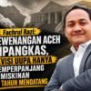 Fachrul Razi: Revisi UUPA Ancam Perdamaian dan Perpanjang Kemiskinan Aceh