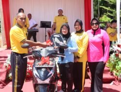 Semarak Hari Bhayangkara Ke-80 tahun 2026,Polres Aceh Besar Gelar Olahraga Bersama dan Bagikan Doorprize Meriah