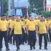 Pererat Silaturahmi, Polres Aceh Utara Gelar Gerak Jalan Santai dan Final Turnamen Voli