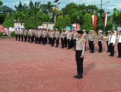 Kapolres AKBP Trie Aprianto pimpin Upacara Peringatan Hari Bhayangkara ke-80