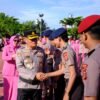 48 Personel Polres Aceh Utara dan Brimob Naik Pangkat, Kapolres: Jadikan Amanah untuk Tingkatkan Pengabdian