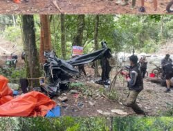 Sat Reskrim Polres Aceh Besar dan BKSDA Lakukan Pengecekan Dugaan Aktifitas Pertambangan Emas Tanpa Izin Di Kawasan Hutan Jantho