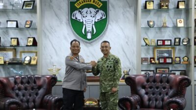 Perkuat Sinergitas TNI–Polri, Kapolda Aceh Jalin Silaturahmi Perdana dengan Pangdam Iskandar Muda