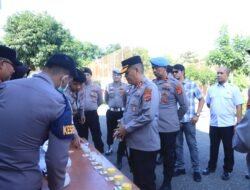 Perkuat Pengawasan Internal, Kapolres Aceh Utara Pimpin Tes Urine dan Pemeriksaan Telepon Genggam Personel