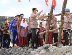 Kapolda Aceh Tinjau Jembatan Darurat yang Viral di Aceh Barat, Polda Siapkan Jembatan Gantung Demi Keselamatan Anak Sekolah
