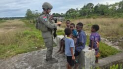 Langkah Kecil, Rasa Aman yang Besar: Patroli Humanis Satgas Ops Damai Cartenz Hangatkan Kenyam
