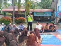 Duka Kehilangan Dua Pelajar, Satlantas Beri Penguatan dan Edukasi Keselamatan di MAN 2 Aceh Utara