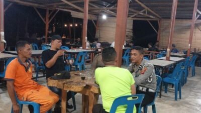 Polsek Lhoknga Gelar Patroli Malam, Cegah Gangguan Kamtibmas dan Jaga Kondusifitas Wilayah
