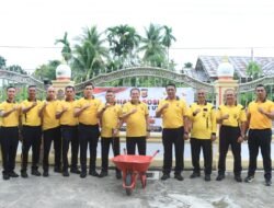 Sambut HUT Ke-81 Republik Indonesia, Polres Aceh Utara Gelar Bhakti Sosial Gotong Royong