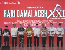 Hadiri Opening Ceremony HDA Ke-21, Kapolda Aceh Terima Penghargaan dari Gubernur