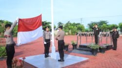 Polres Aceh Utara Gelar Upacara HUT ke-81 RI, Wakapolres Pimpin Pengibaran Merah Putih