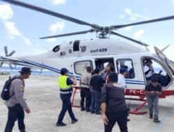Polri Evakuasi Dua Warga Palue Lewat Jalur Udara, Lansia Korban Reruntuhan dan Ibu Hamil
