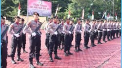 Hari Juang Polri 2026, Kapolres Aceh Besar Pimpin Upacara di Lapangan Apel