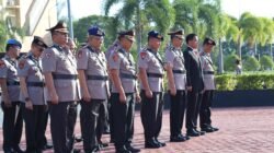 Kapolda Aceh Bacakan Proklamasi Polisi, Peringatan Hari Juang Polri Dimeriahkan Lomba Devile Antar-Satker