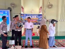POLANTAS KARIB Hadir di SMK Negeri 1 Jantho, Pelajar Dibekali Edukasi Keselamatan Berlalu Lintas