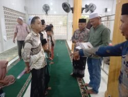 Sambut 12 Rabiul Awal, BKM Masjid Jamik Al Falah Simpang Paya Santuni Anak Yatim dan Piatu