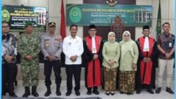 Samsul Maidi Resmi Jabat Wakil Ketua PN Jantho, Kapolres Aceh Besar Hadiri Pelantikan