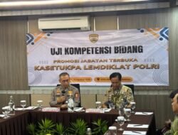 Polri Buka Seleksi Terbuka Kasetukpa Lemdiklat, 13 Perwira Ikuti Uji Kompetensi