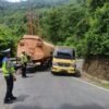 Truk Mogok Ganggu Arus Banda Aceh-Meulaboh, Polisi Bergerak Cepat Cegah Kemacetan
