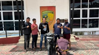 Satreskrim Polres Aceh Besar Berhasil Tangkap Satu Orang DPO Pelaku Kasus Curanmor